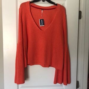 NWT Free People Damsel pullover sweater size M
